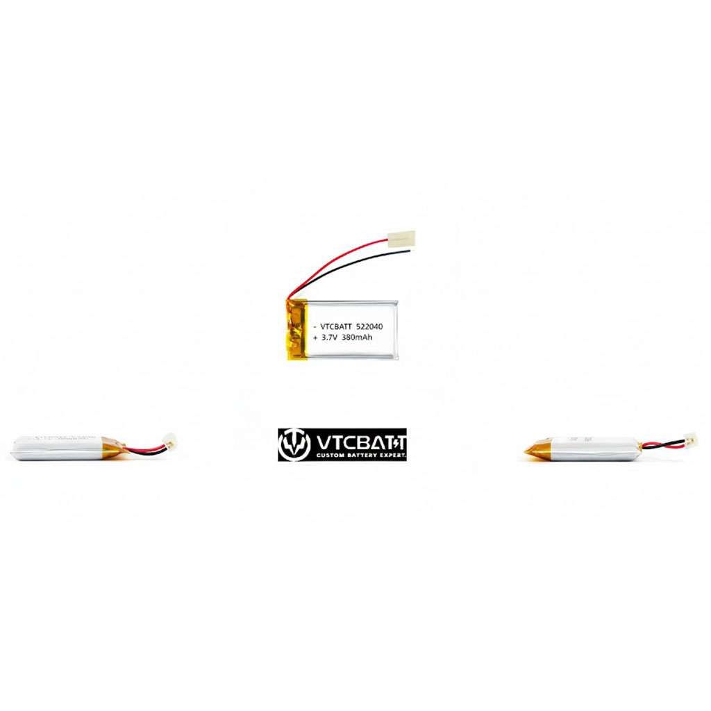 lithium ion battery 3.7 v 380mah product view