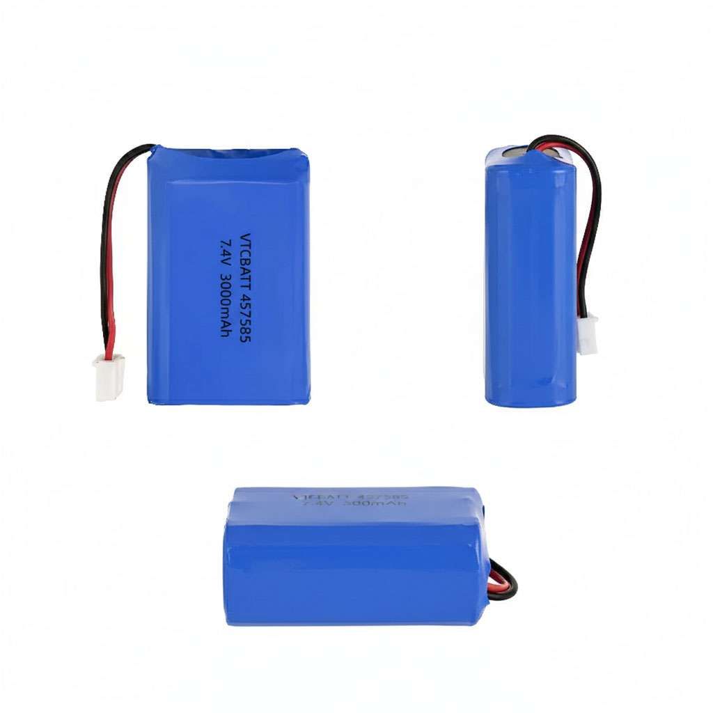 UL, IEC,UN38.3 certificated polymer li ion battery 7.4 v 3000mah product view