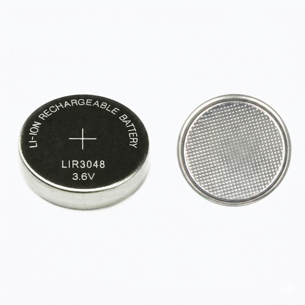 LIR3048 3.6V 300mAh Coin Li-ion Rechargeable Battery for Bluetooth beacons, smart tracking tags, wearable sensors, electronic shelf labels product view