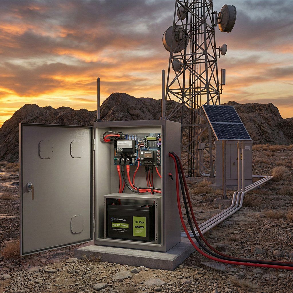 battery for radio repeaters