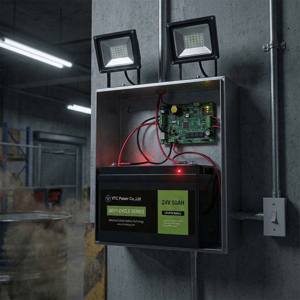 emergency lighting battery