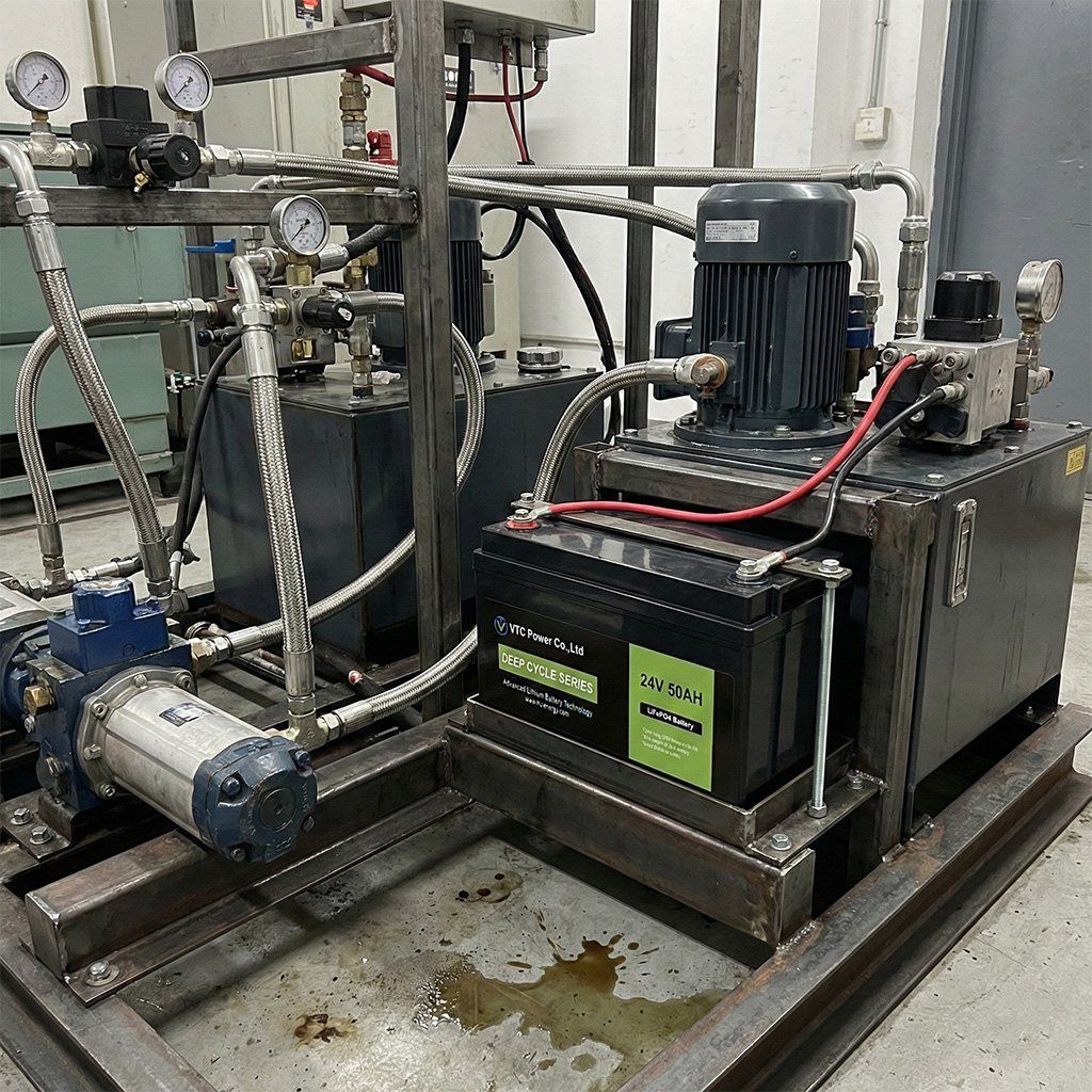 hydraulic systems battery
