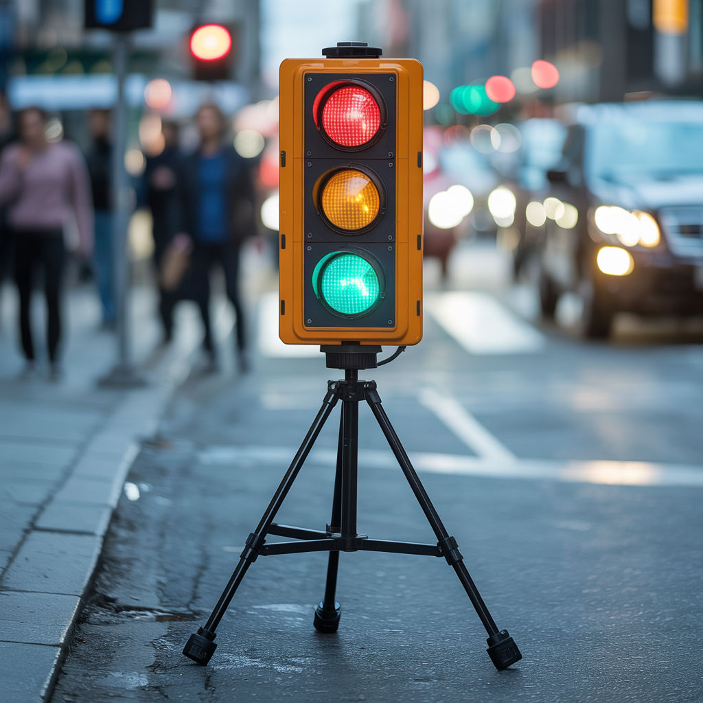 Portable traffic signals