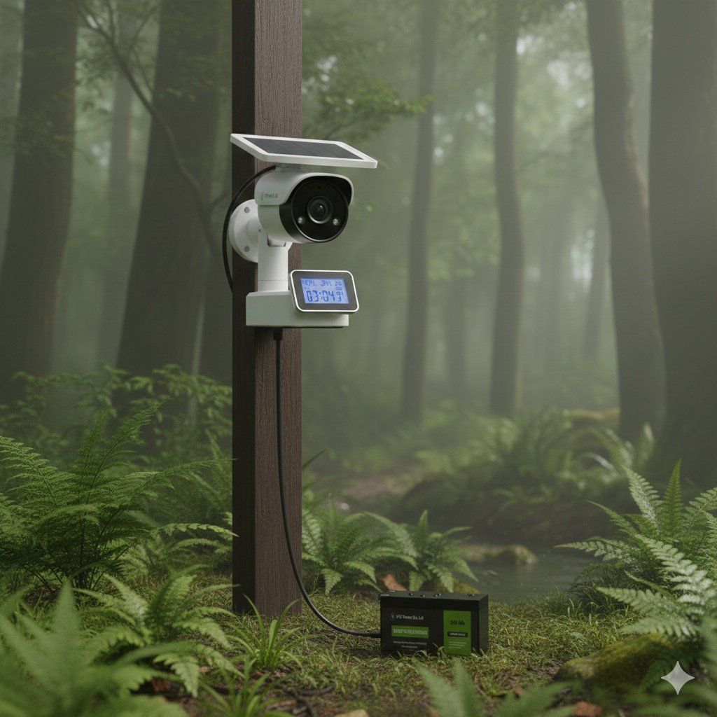 solar-powered security cameras