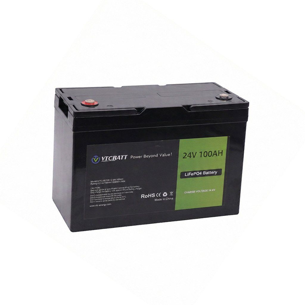 Ultra long cycle life and lightweight Lifepo4 24V 100Ah battery for remote solar-powered CCTV cameras, off-grid solar ESS, perimeter security sensors product view