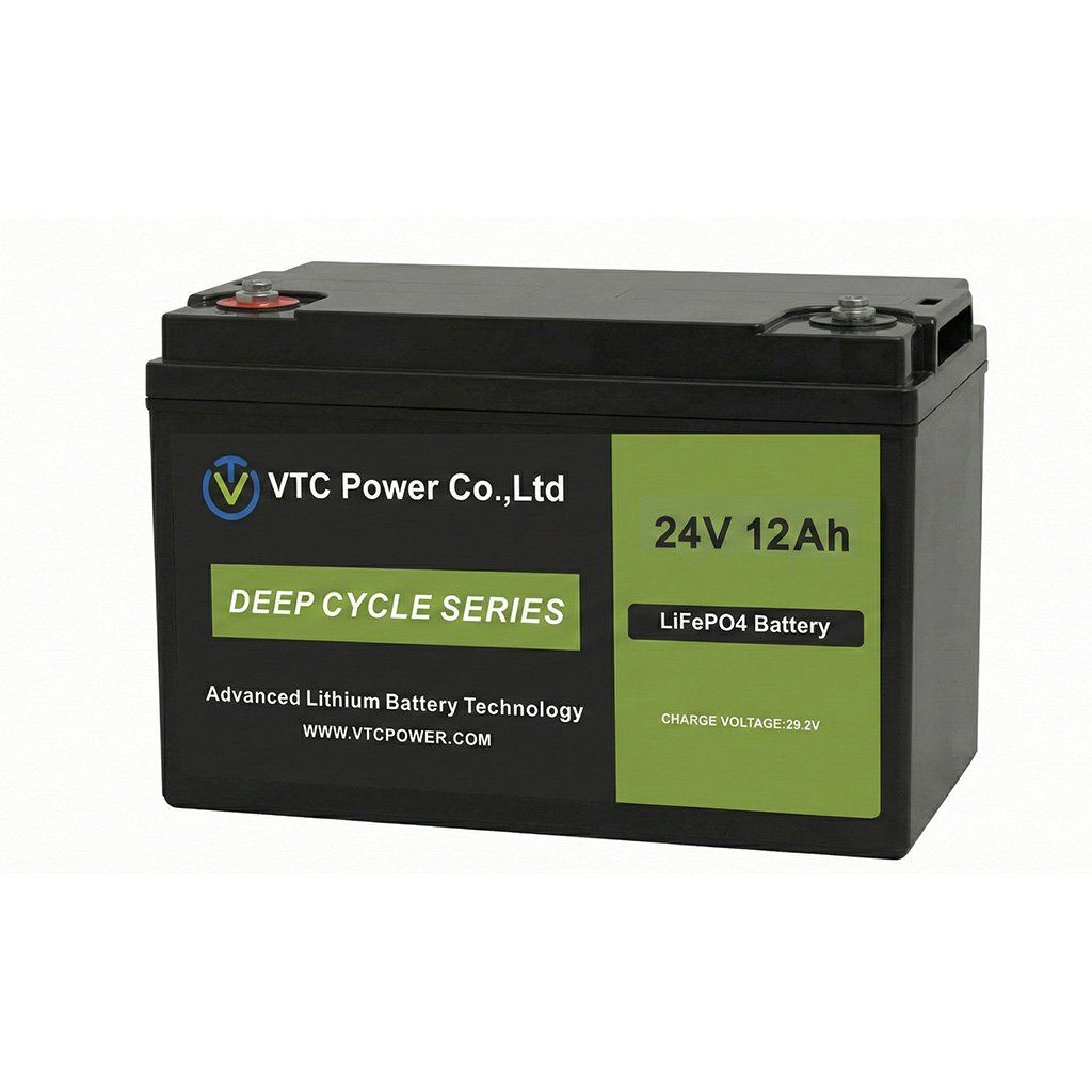 Ultra long cycle life and lightweight Lifepo4 24V 12Ah battery for mobility scooters, robotic AGVs,floor sweepers & scrubbers product view