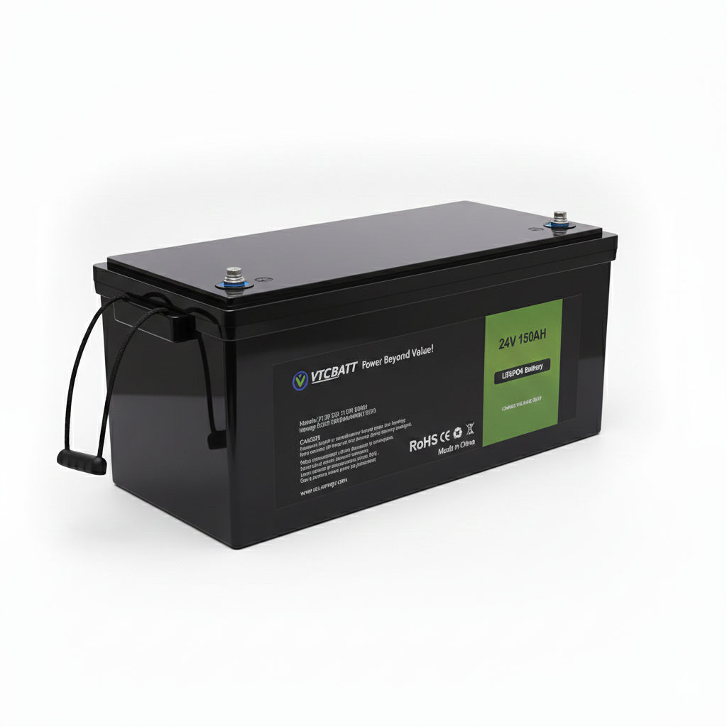 Ultra long cycle life and lightweight Lifepo4 24V 150Ah battery for remote solar-powered CCTV cameras, solar street lighting, telecom base stations, home energy storage product view
