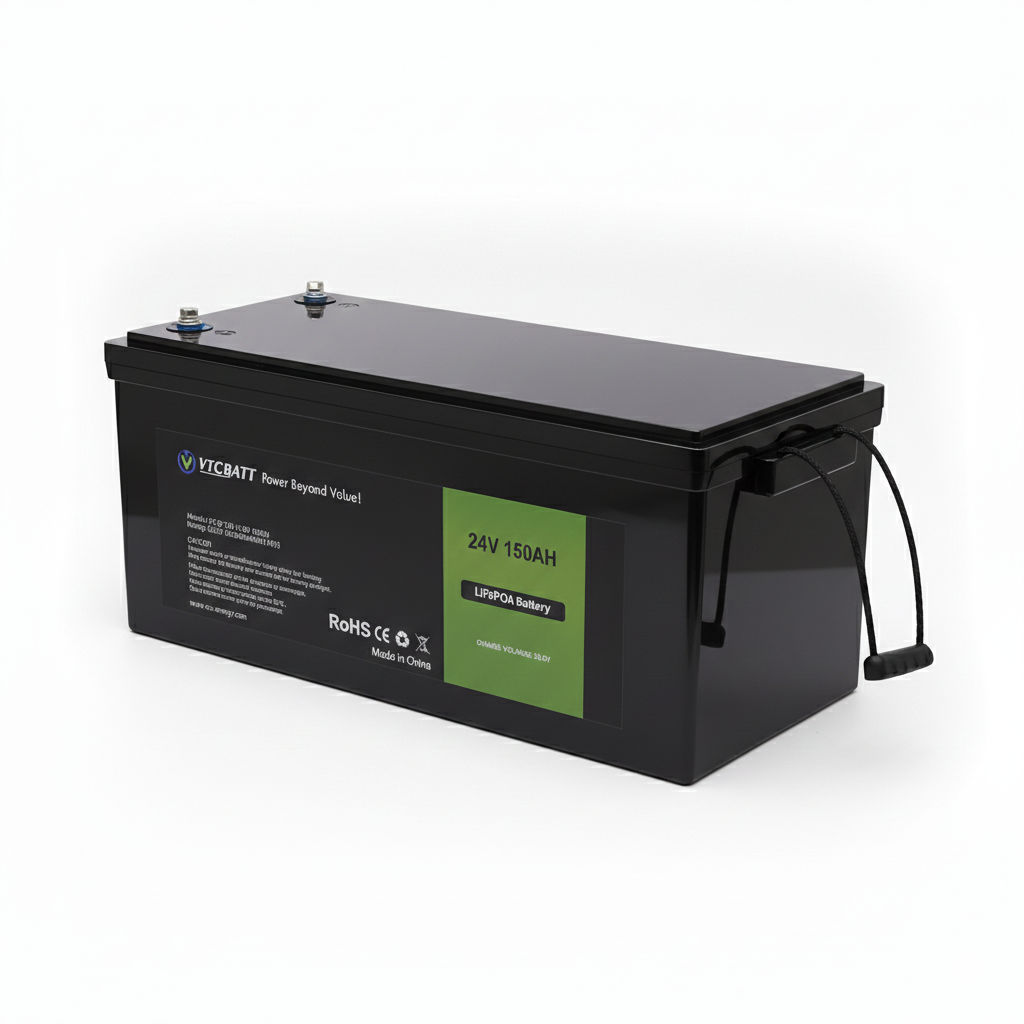 Ultra long cycle life and lightweight Lifepo4 24V 150Ah battery for remote solar-powered CCTV cameras, solar street lighting, telecom base stations, home energy storage product view
