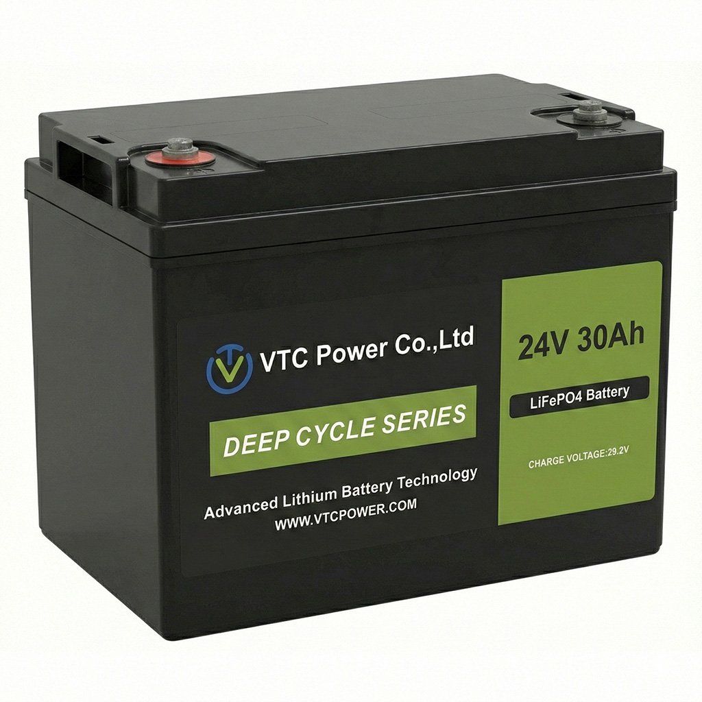 Ultra long cycle life and lightweight Lifepo4 24V 30Ah battery for portable vacuum systems, aquarium terrarium life support, RV product view