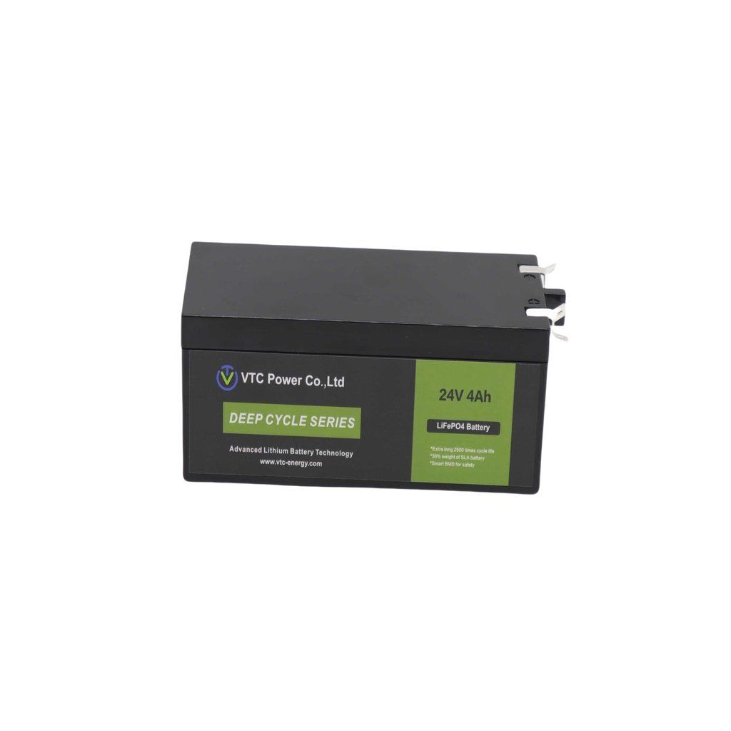 Ultra long cycle life and lightweight Lifepo4 24V 4Ah battery for 24V-specific diagnostic equipment, electric fishing reels, environmental monitoring product view
