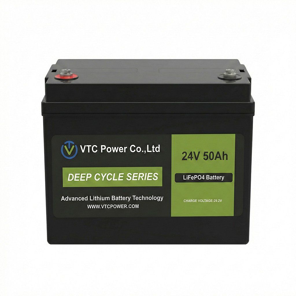 Ultra long cycle life and lightweight Lifepo4 24V 50Ah battery for fiber optic hubs, mobility scooters, portable prototype electric tools