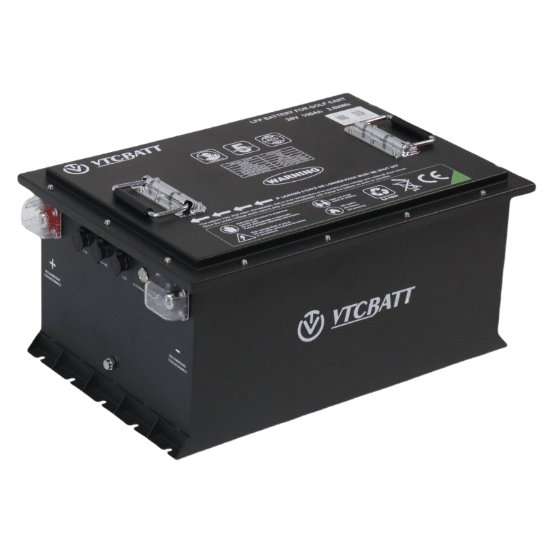 VTCBATT 36V 100Ah LiFePO4 Lithium Golf Cart Battery | Drop-In Replacement | Compatiable with EZGO, Yamaha & Club car