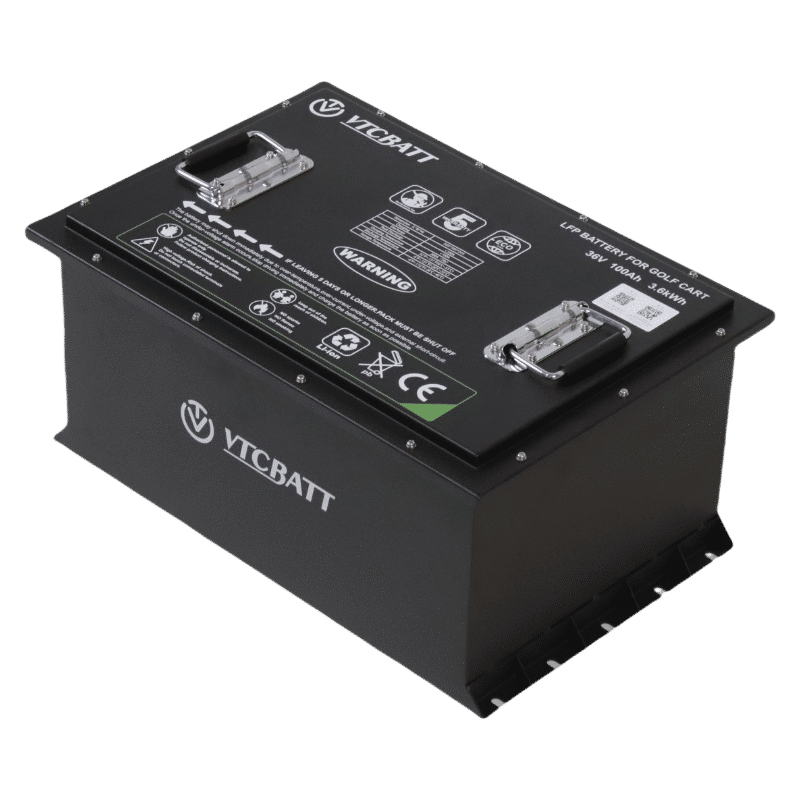 VTCBATT 36V 100Ah LiFePO4 Lithium Golf Cart Battery | Drop-In Replacement | Compatiable with EZGO, Yamaha & Club car product view