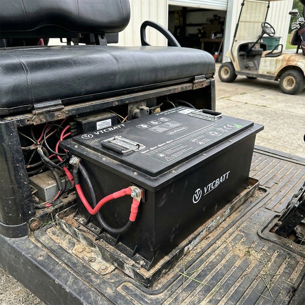 VTCBATT 51.2V 100Ah LiFePO4 Lithium Golf Cart Battery | Drop-In Replacement | Compatiable with EZGO, Yamaha & Club car product view