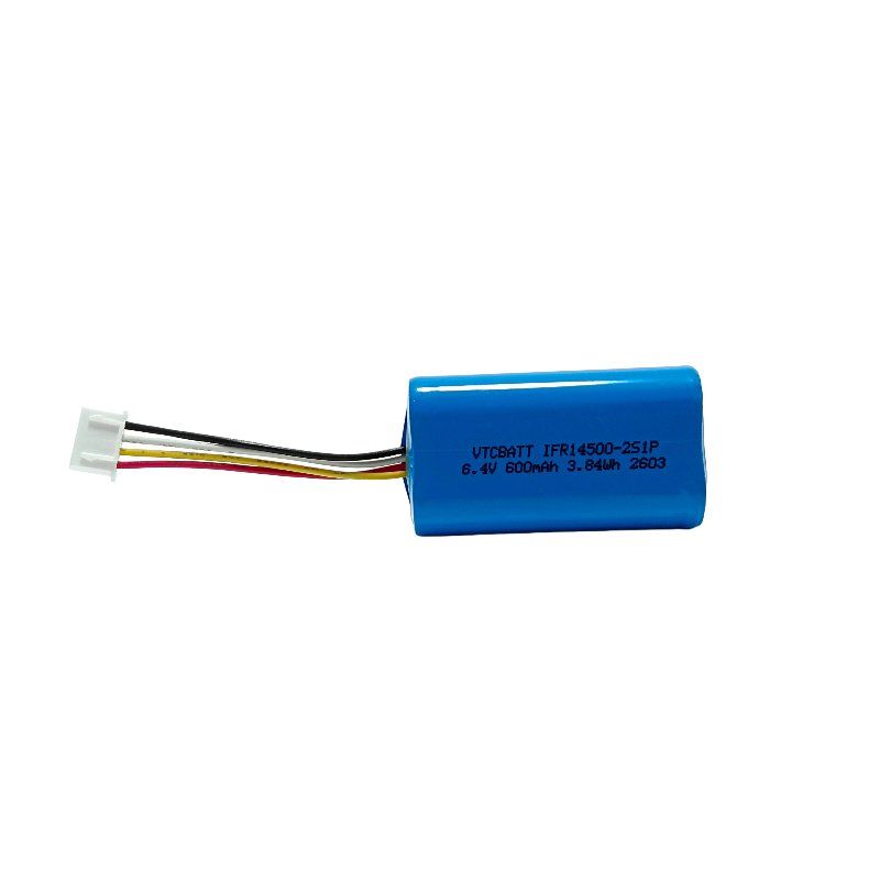 6.4V IFR14500 2S1P LiFePO4 Battery Manufacturer for Solar Garden Lights, Emergency Lighting, Smart Metering, IoT Sensors & Backup Power product view