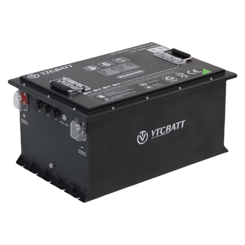 VTCBATT 72V 105Ah LiFePO4 Lithium Golf Cart Battery | Drop-In Replacement | Compatiable with EZ GO, Yamaha & Club car