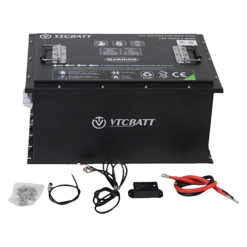 VTCBATT 72V 105Ah LiFePO4 Lithium Golf Cart Battery | Drop-In Replacement | Compatiable with EZ GO, Yamaha & Club car product view