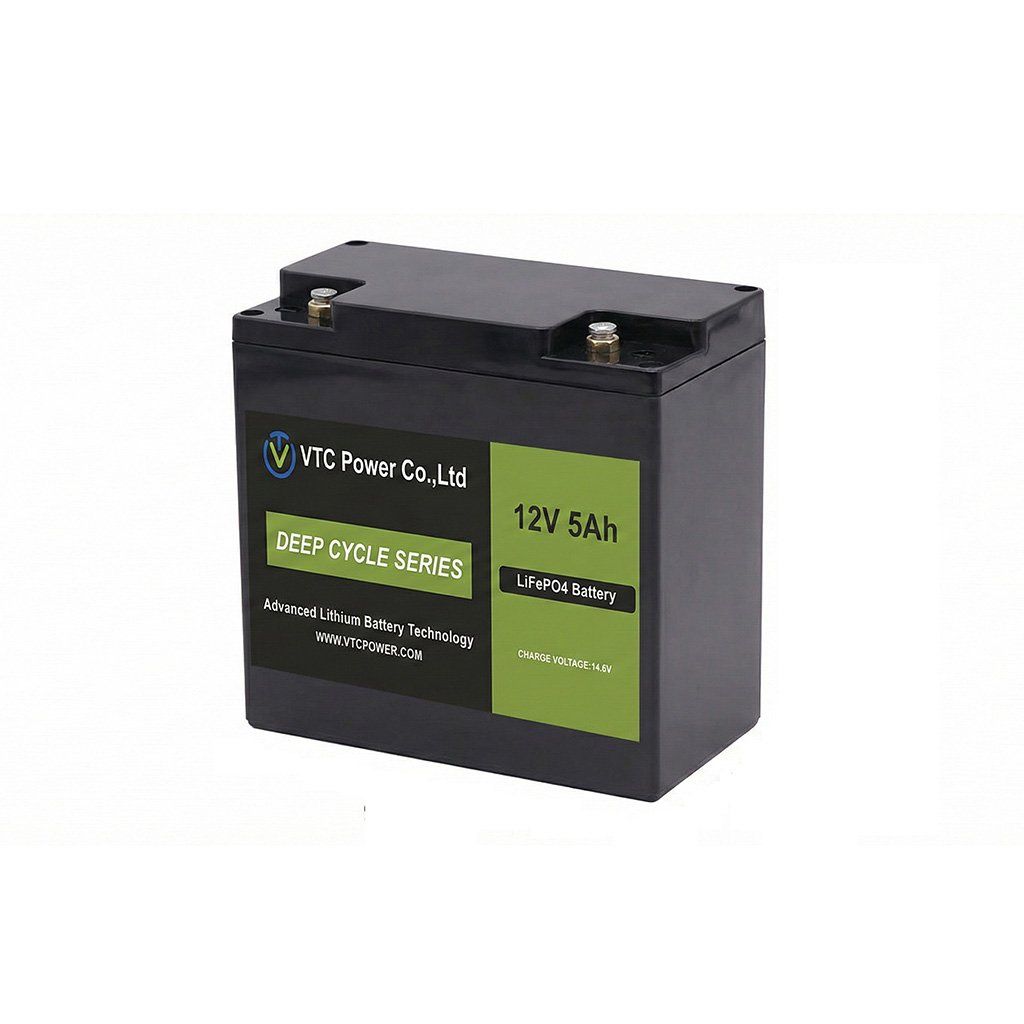 Ultra long cycle life and lightweight Lifepo4 24V 5Ah battery for portable power stations, solar street lighting, remote cabin power product view