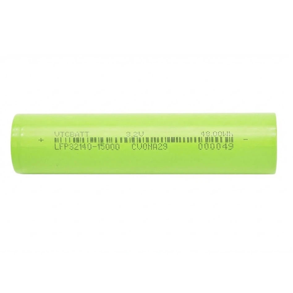 LFP32140 15000mAh Lithium Battery Cell for Solar Garden/Path Lights, Solar Street Light,Solar Energy Storage,Potable Equipment