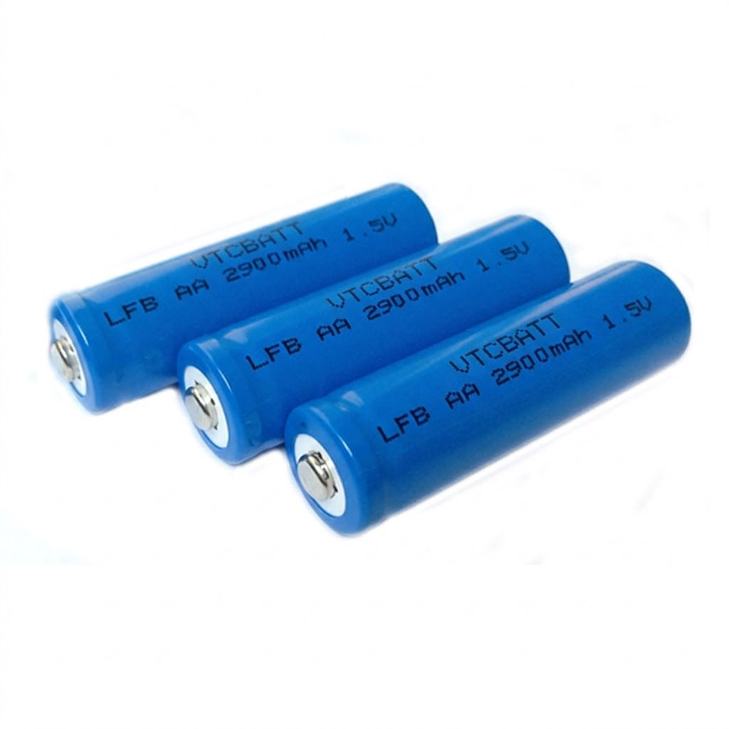 1.5V 2900mAh LiFeS2 AA Battery for Digital cameras, camcorders, flashlights, portable lighting product view