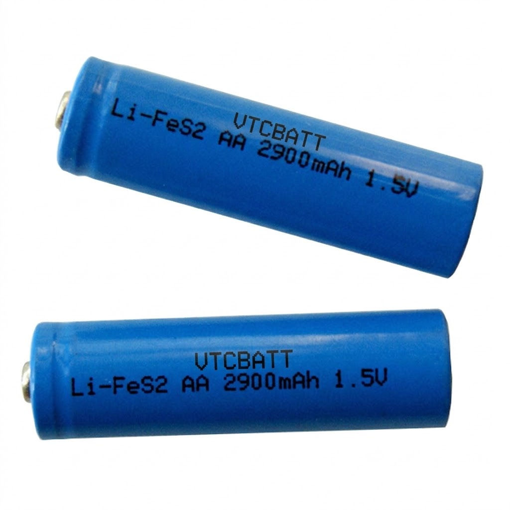 1.5V 2900mAh LiFeS2 AA Battery for Digital cameras, camcorders, flashlights, portable lighting product view
