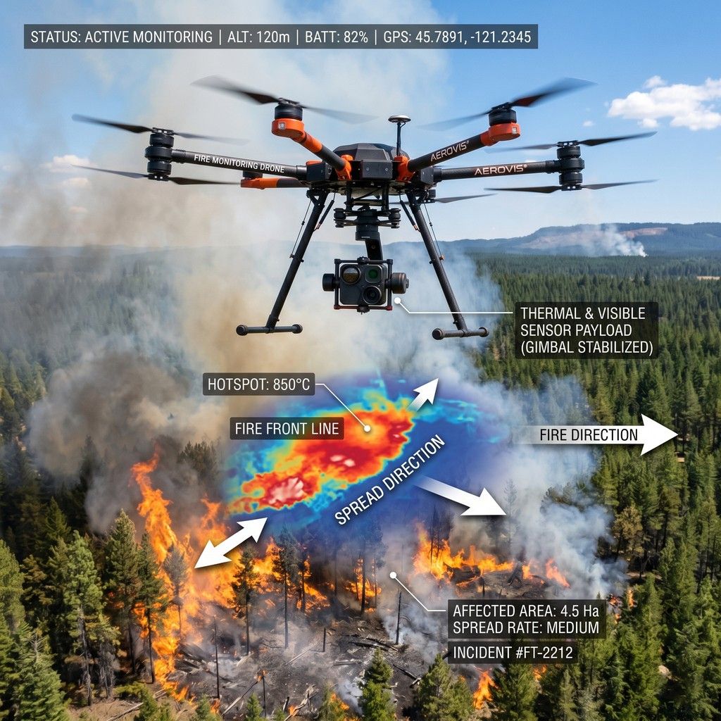 Fire Monitoring Drone