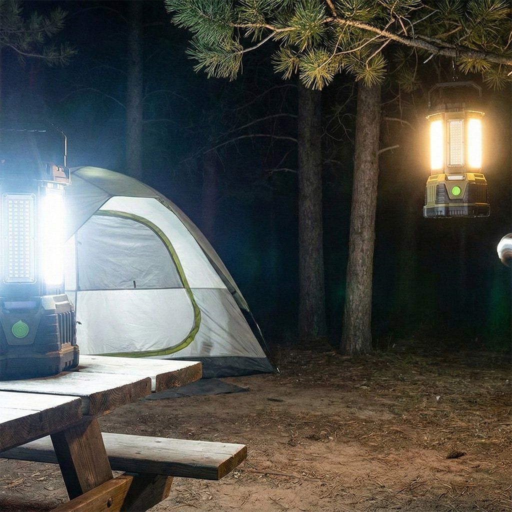 High-lumen LED camping lanterns