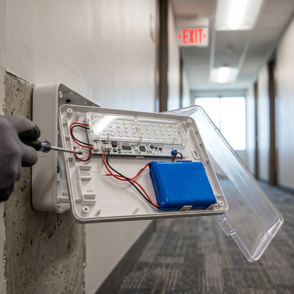 LED Emergency Light Battery
