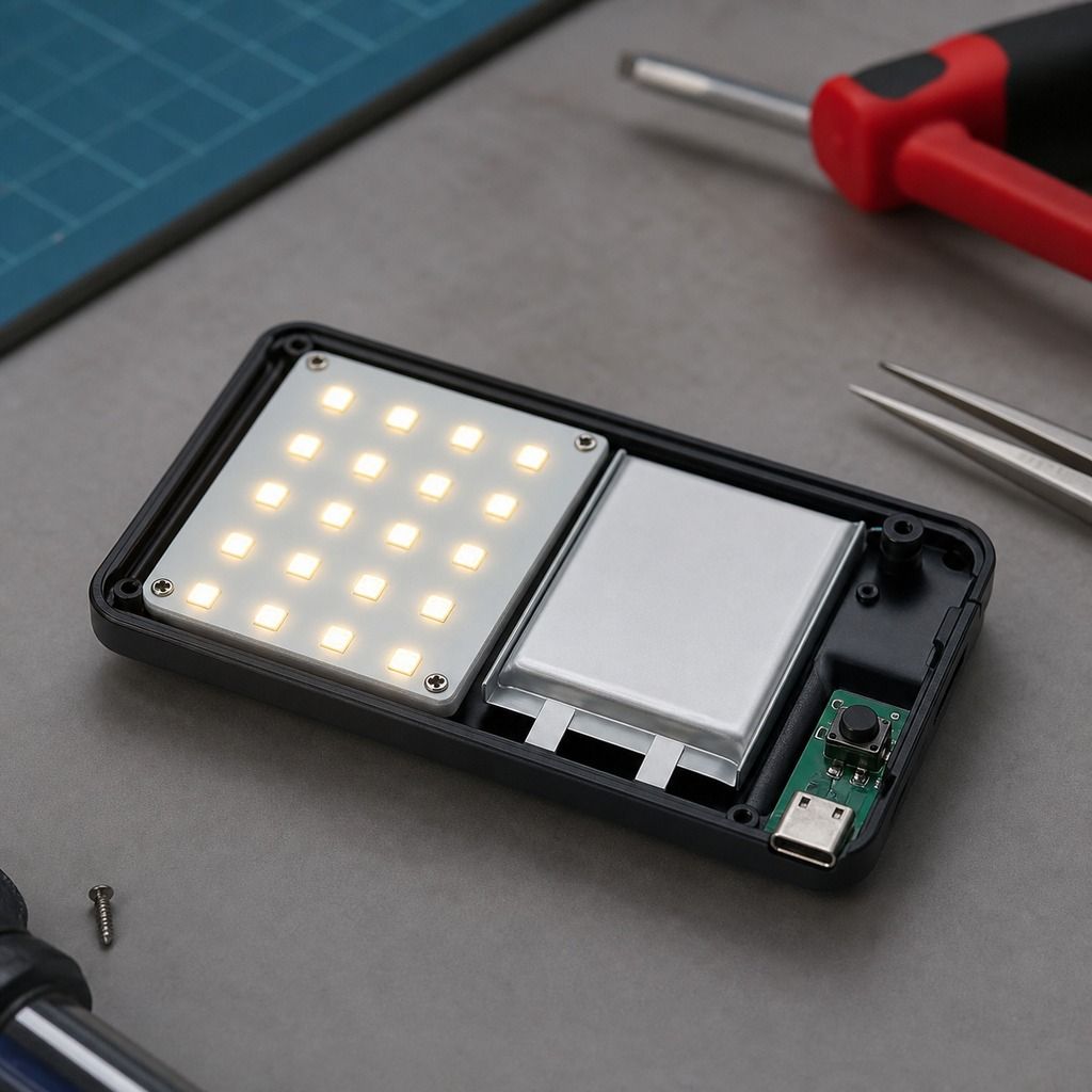 Portable LED Light Battery