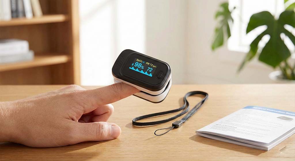 Battery for portable pulse oximeter
