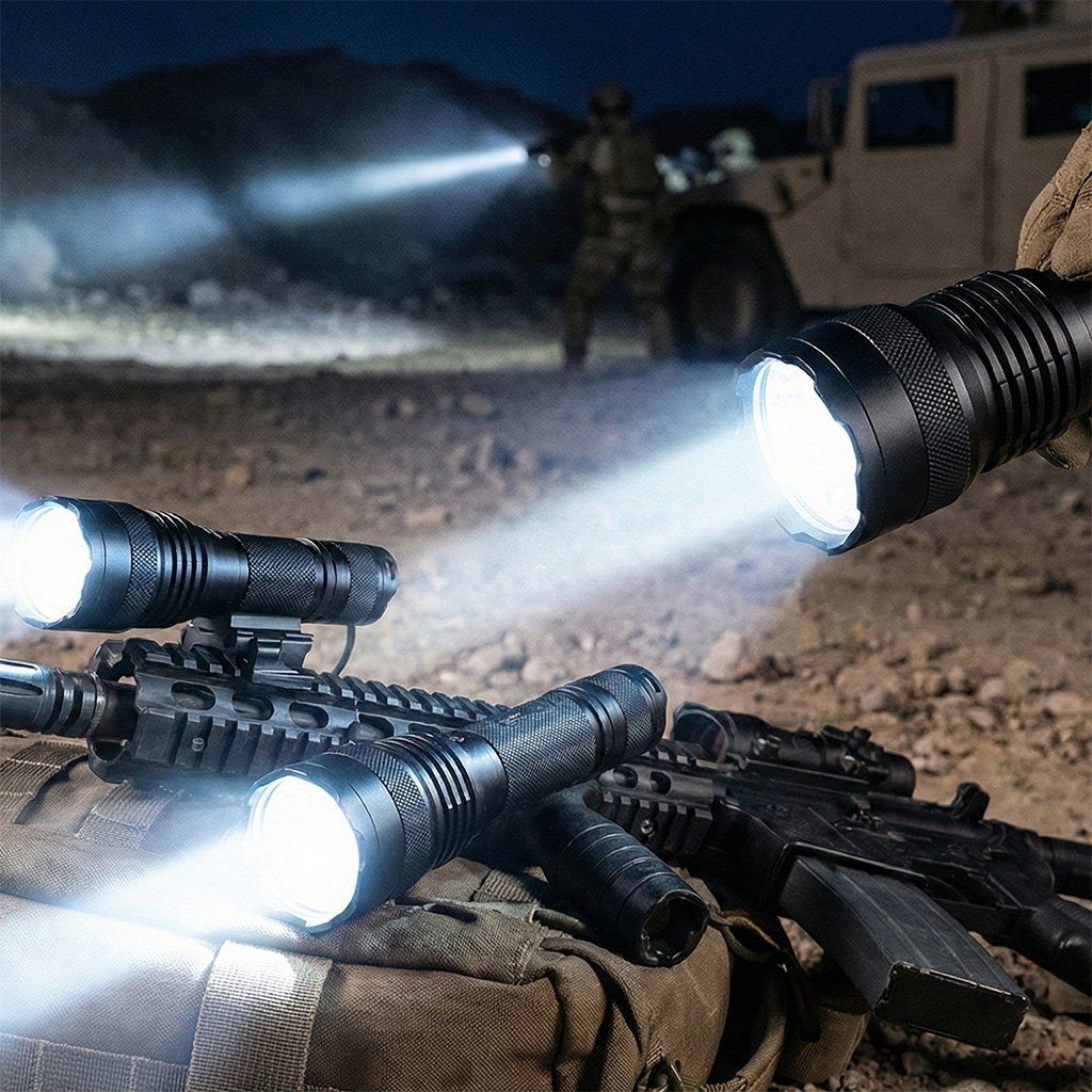 powerful tactical flashlights