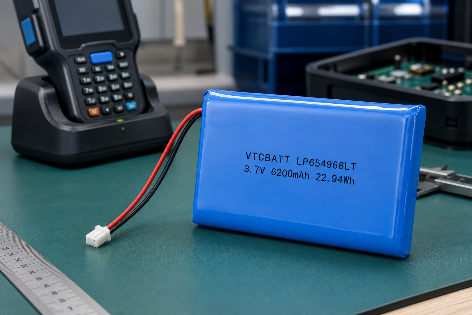 6200mah Flat Pack Capacity