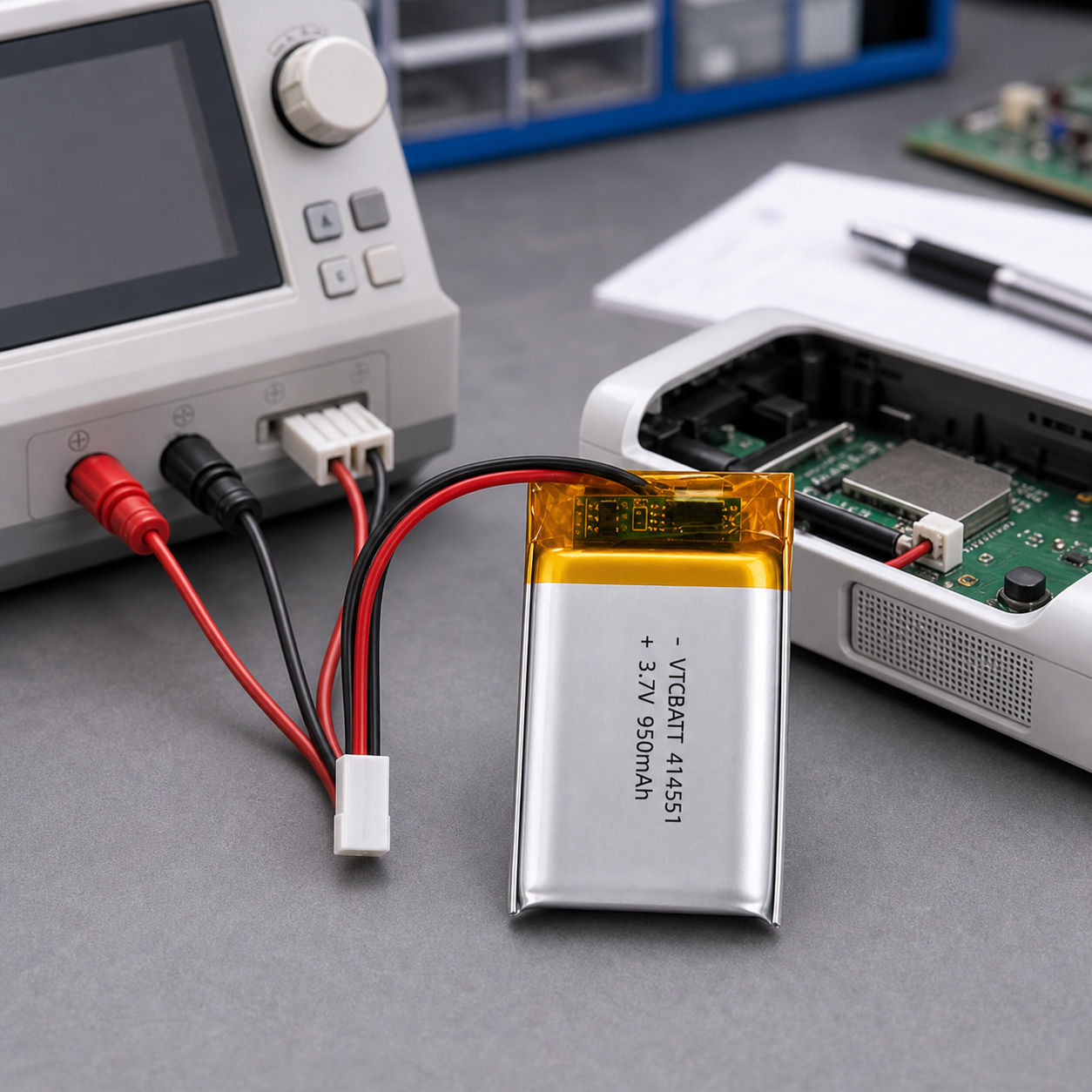 950mAh Device Runtime