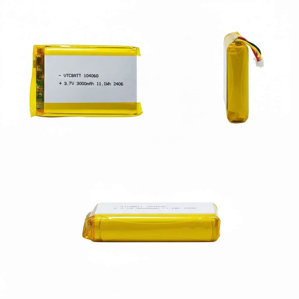 3.7V 104060 3000mah lipo battery for GPS Tracking Devices, Portable Medical Equipment, Smart IoT Terminals product view