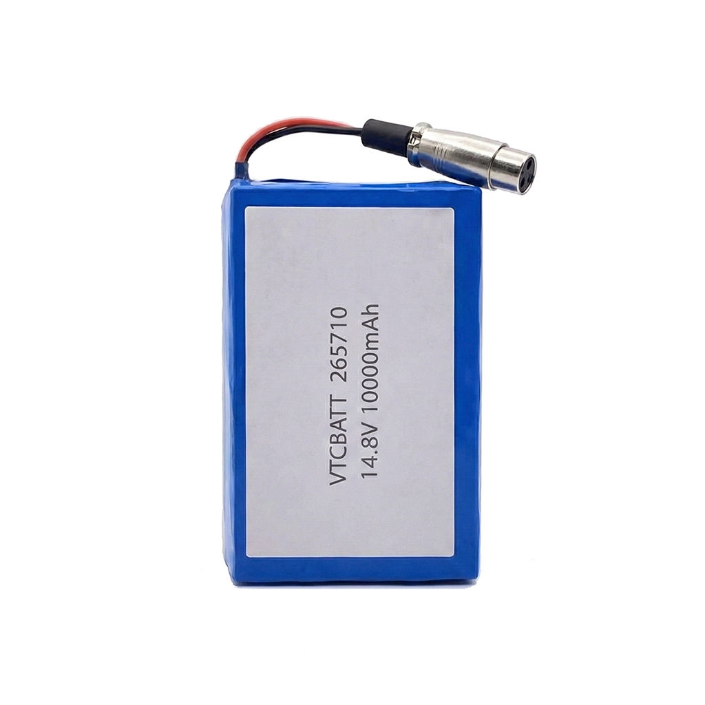 VTCBATT 265710 14.8V 10000mAh 4S Li-ion Polymer Battery Pack for UAV Drones, Mobile Service Robots, Remote IoT Monitoring Stations product view