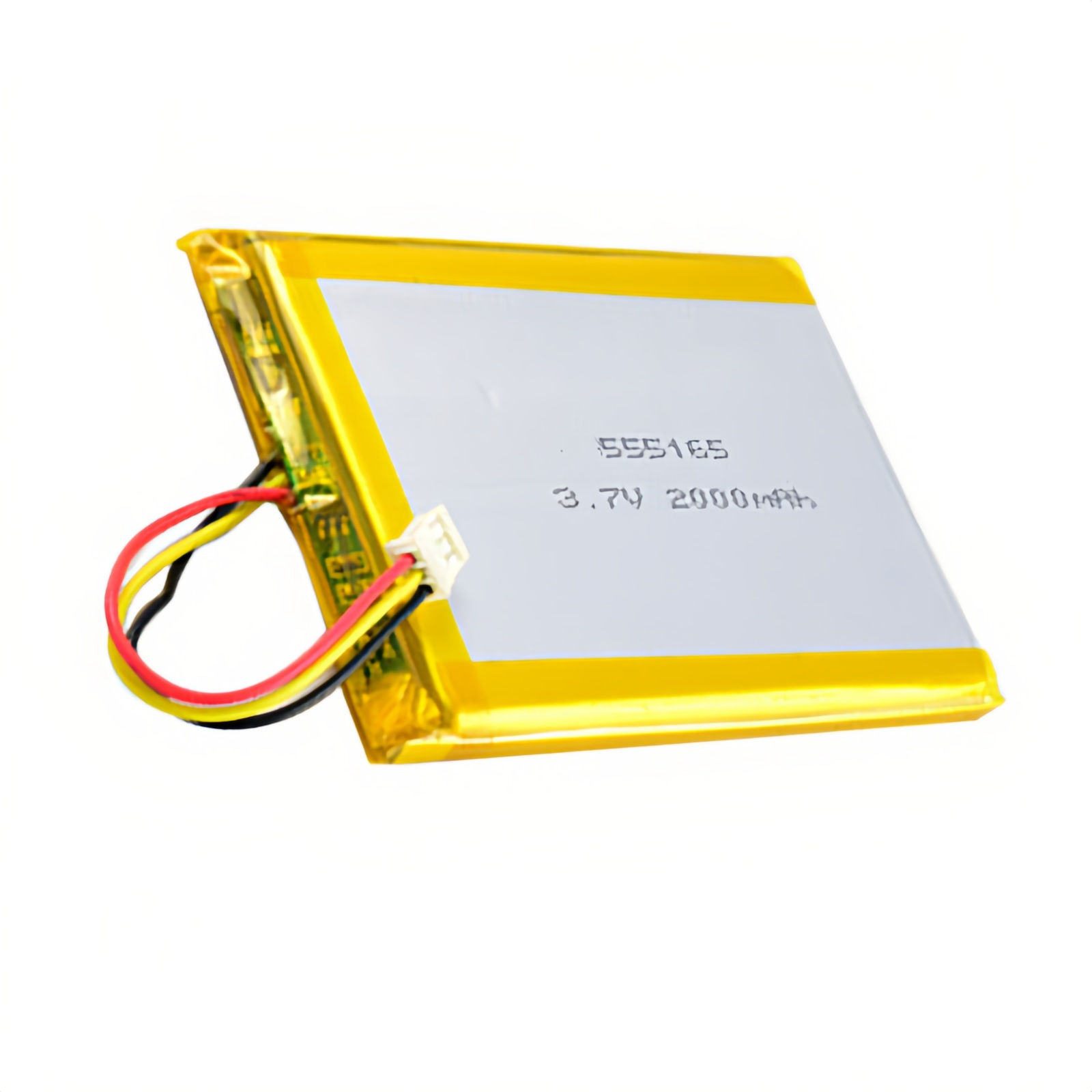 3.7V 2000mAh 555165 lipo battery for bubble machines, dancing robots toy, karaoke microphones product view