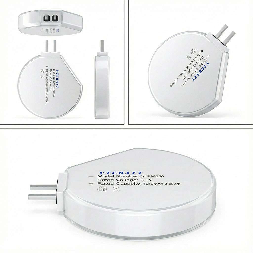 3.7v 1050mah 90350 Li-Ion Polymer Battery product view