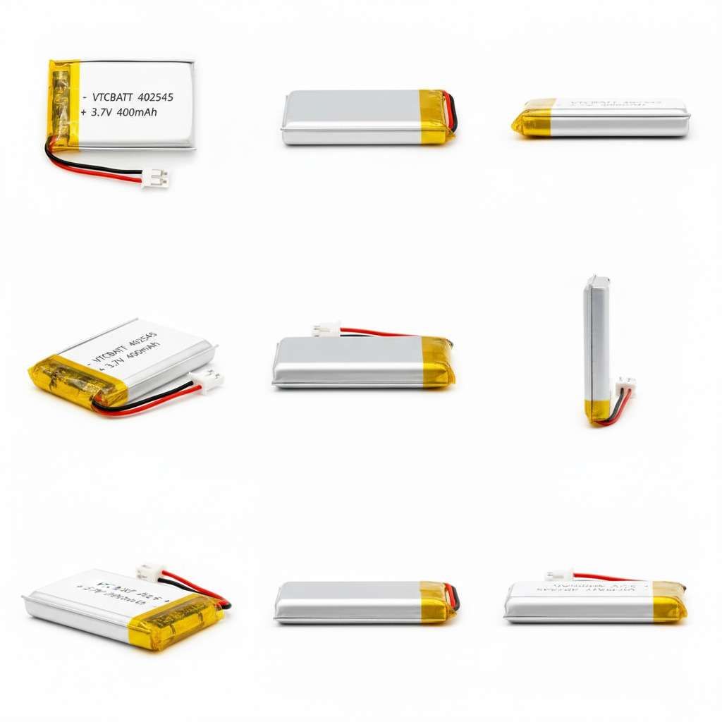 3.7V 400mah 402545 high temperature lipo battery product view