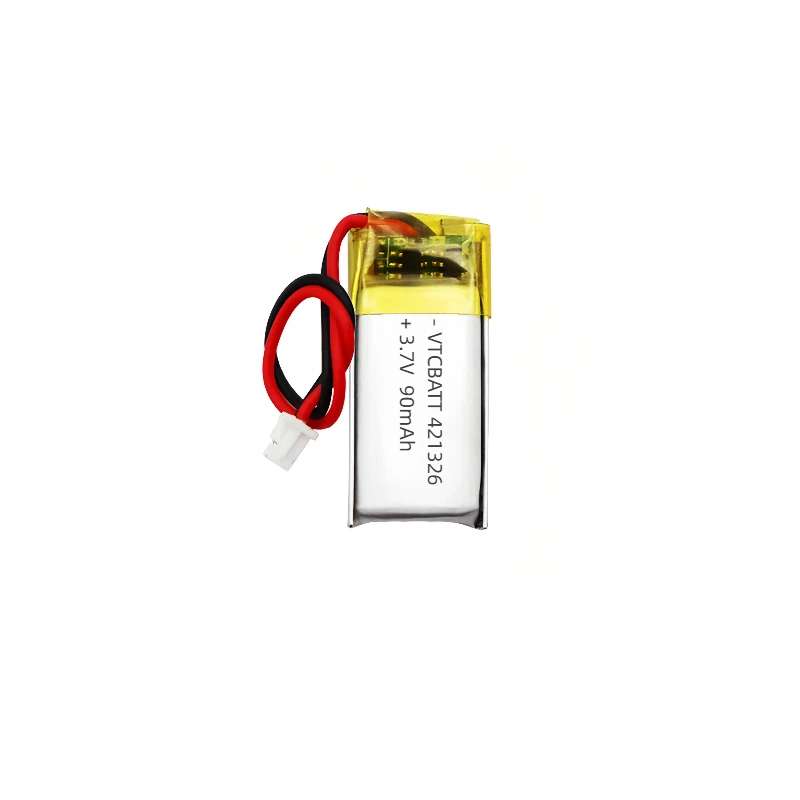 3.7v 90mah 421326 lipo battery