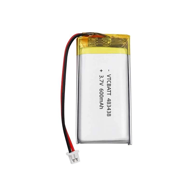 3.7 v 600mah lipo battery