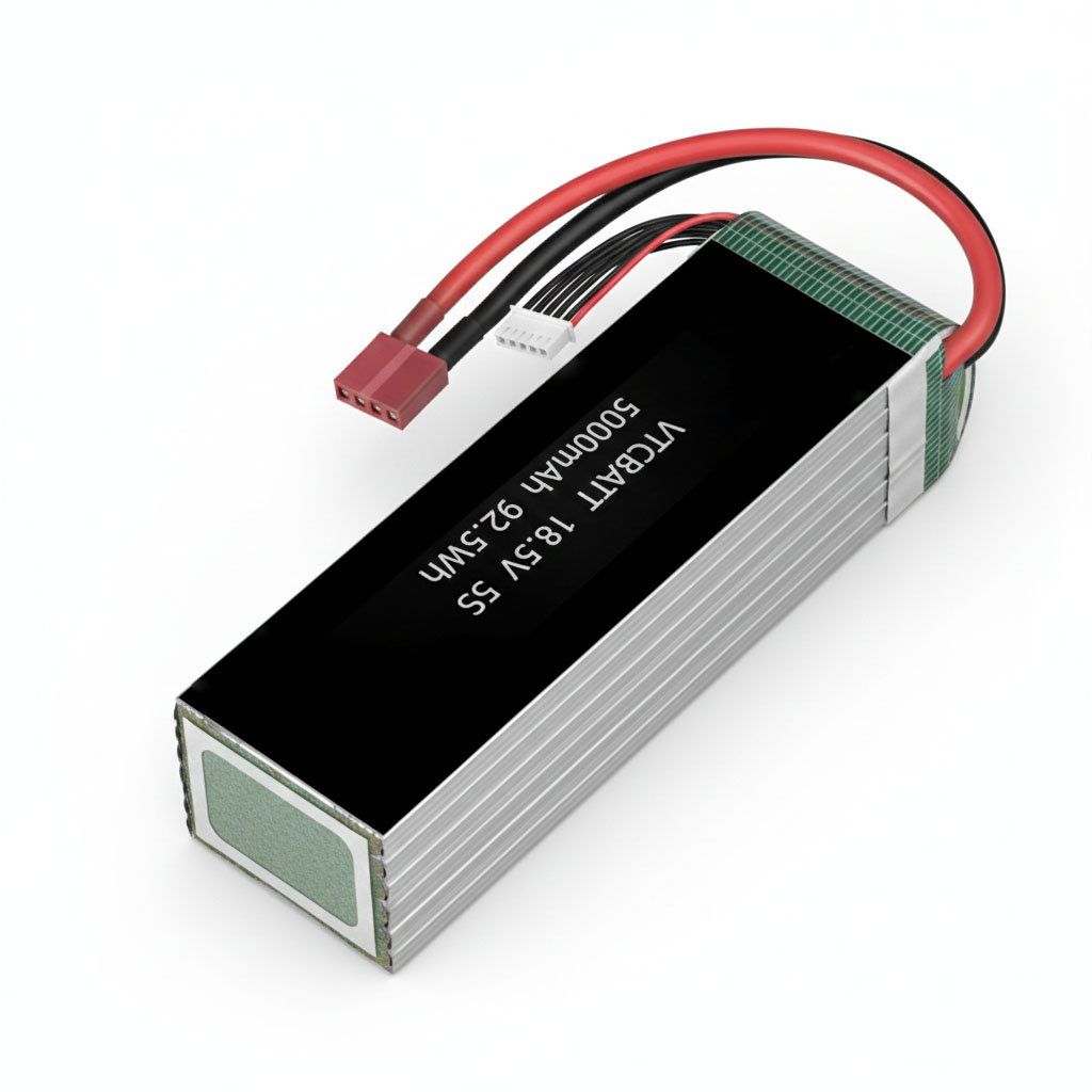 High Discharge/High Power 18.5V 5S 5000mAh Li-Po Battery for Rescue-Hero Coast Guard Search & Rescue Heli, Teleoperated Robot, FPV Drone product view