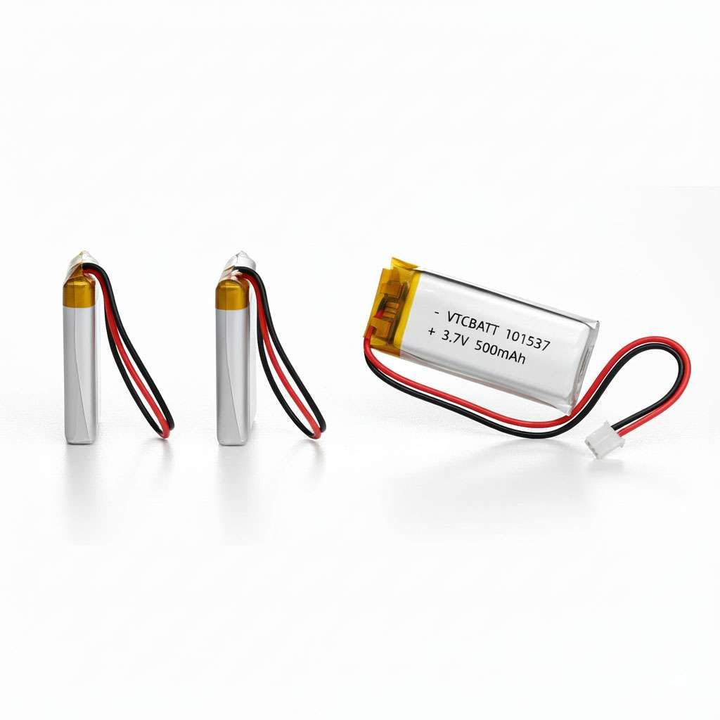 Custom 3.7 v 500mah li polymer battery product view