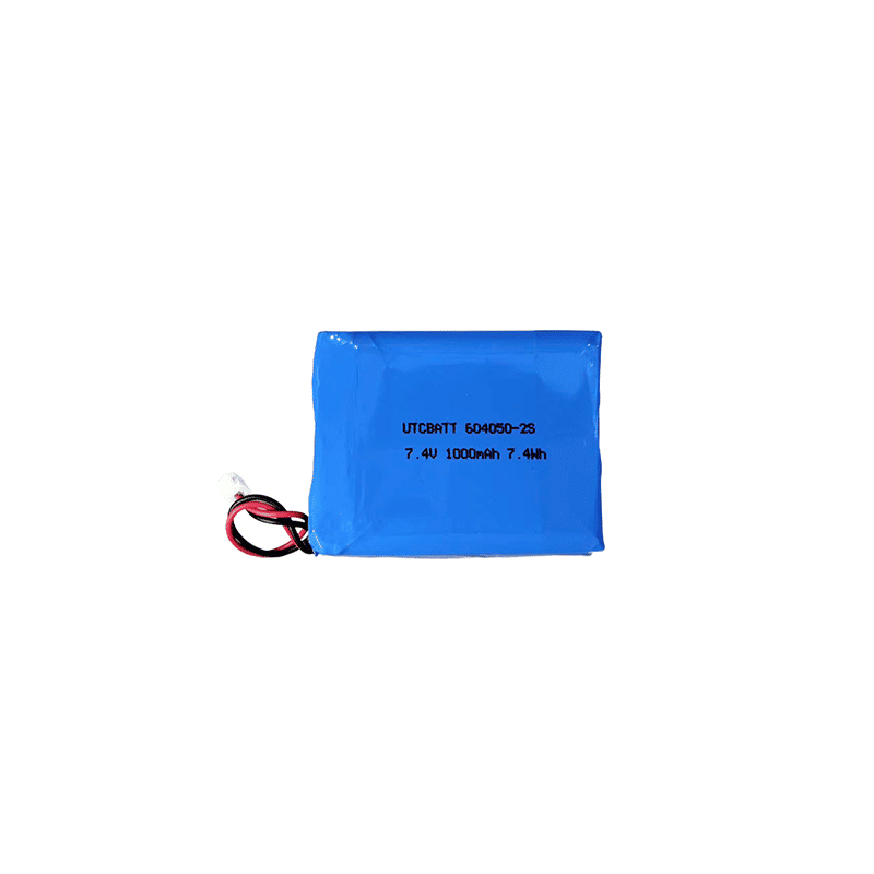 604050 2S1P 1000mAh 7.4V lipo battery