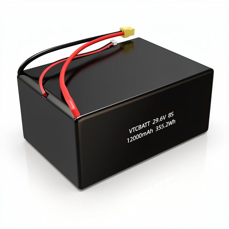 High Discharge/High Power 29.6V 12000mAh 8S Li-Po Battery for RC Bait Boat, fixed-wing UAV, drone for inspection product view