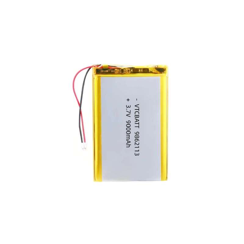 lithium ion polymer battery 3.7v 9000mah 9862113 for Portable power stations, outdoor surveillance cameras, industrial handheld terminals
