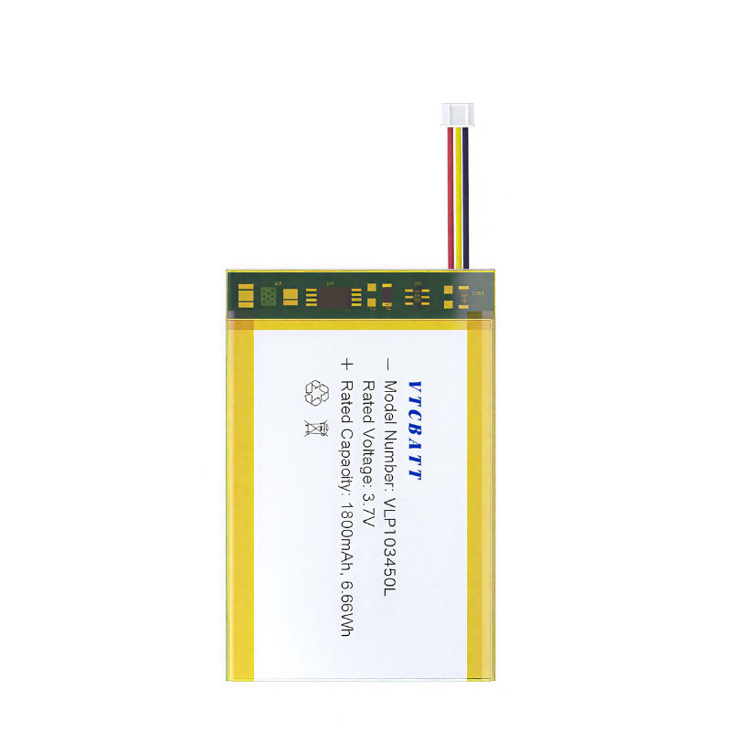 High Temperature 103450 1800mAh Lipo Battery product view