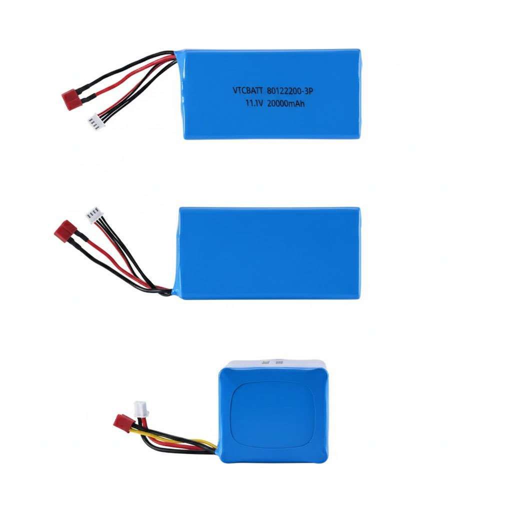 11.1V lithium polymer 20000 mah battery product view