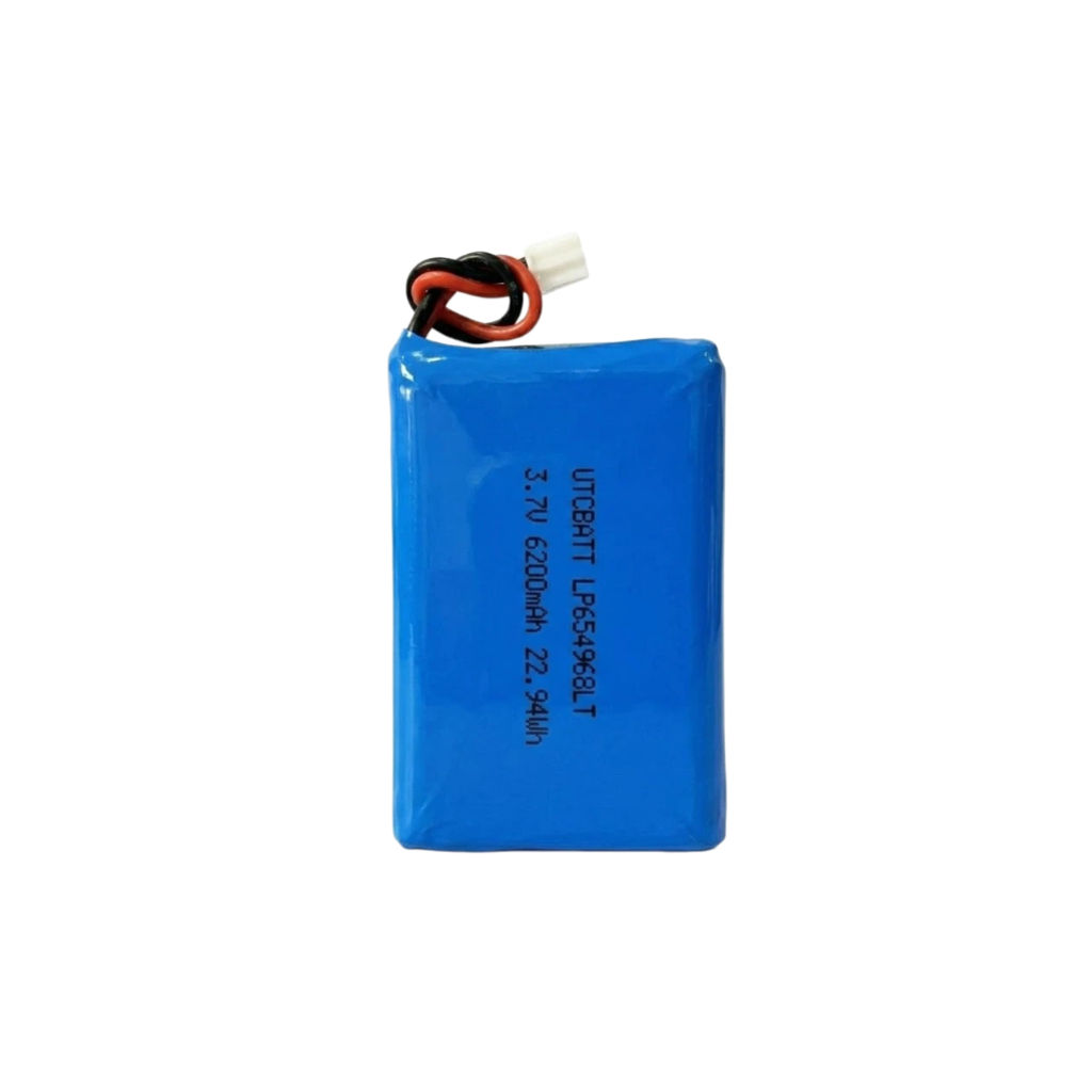 VTC-LP654968LT-1S2P 3.7V 6200mAh Li-ion Polymer Battery Pack for Portable monitoring devices, Industrial handheld terminals, Portable test instruments product view