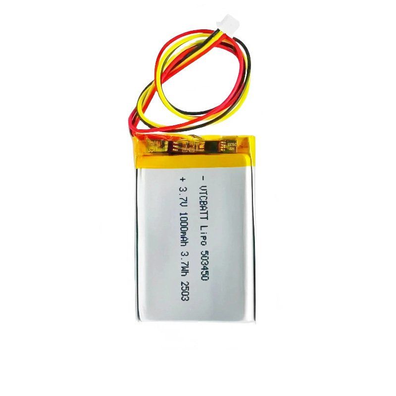 3.7v 1000mah 503450 Tracker Lithium Battery for Fitness Trackers, GPS tracker, Remote GSM alarm trackers product view