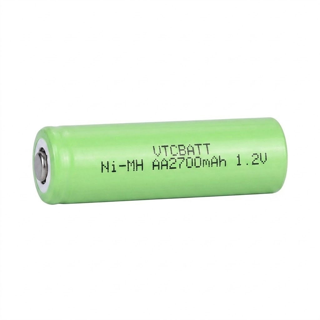 2700mAh 1.2V AA Ni-MH Rechargeable Battery Factory Supply for solar garden lights, LED flashlights, wireless keyboards, computer mice